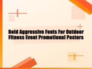 Dominate the Trail with Bold, Aggressive Display Fonts