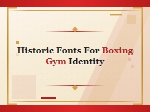 Timeless Boxing Gym Fonts From History